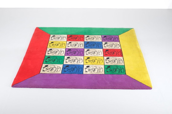 Image 1 of  Amazing rug by Jean-Charles de Castelbajac for Ko & Co - 1970s