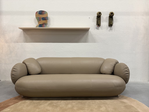 Leolux Pulla Bank 3.5 Seater Negev Seco Leather 270