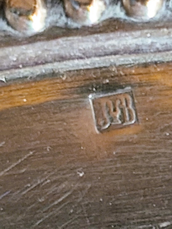 Image 1 of Centrotavola antico in metallo argentato