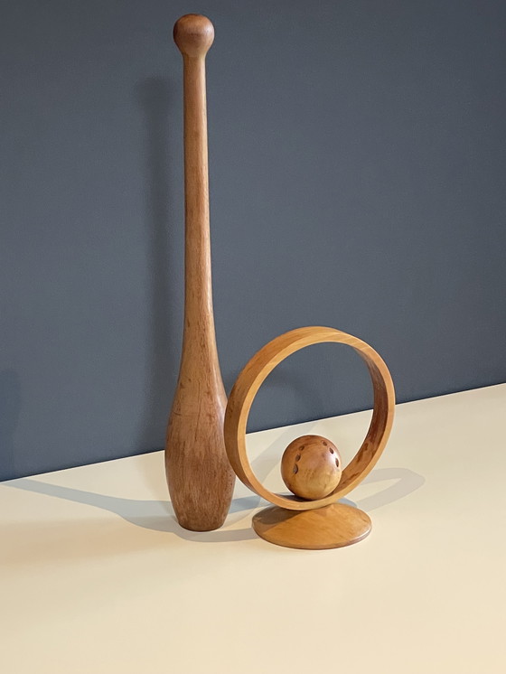 Image 1 of Objet sculptural unique en bois d'époque