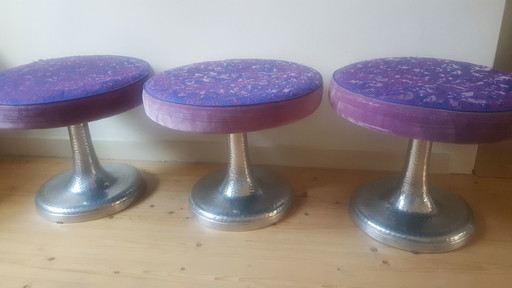 3x Zenza voetenbankjes