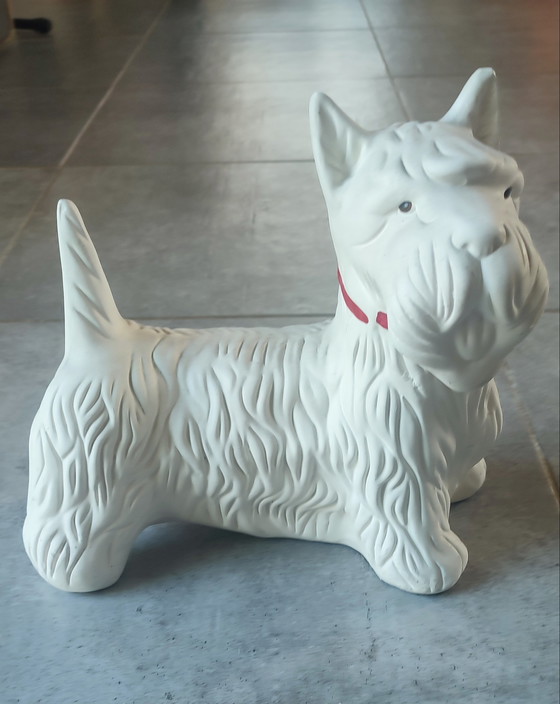 Image 1 of Ceramic zoomorphic dog statue