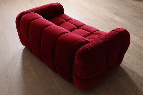 Image 1 of Cini Boeri for Arflex Strips Sofa in velvet, Italy 1968