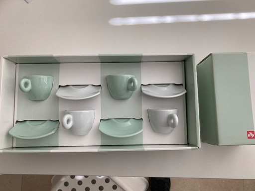 illy collection 2004 espresso Daniel Buren - Bianco Verde.