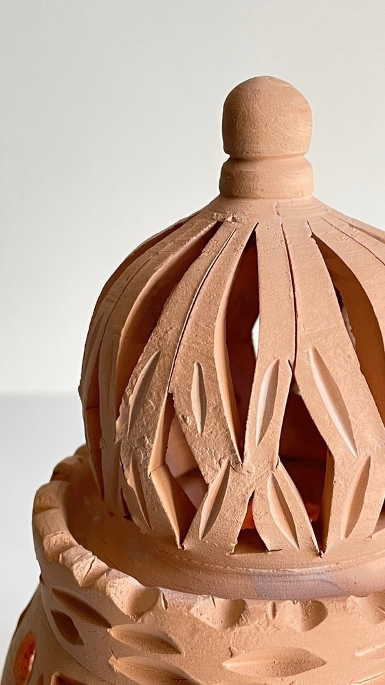 Image 1 of Handmade Terracotta Tealight Candle Holder