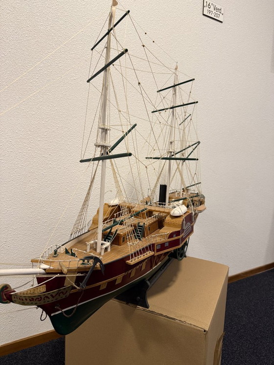 Modèle réduit de frégate à vapeur et à roues à aubes L'Orenoque – Objets déco, Textile, Wood (photo 4 of 7)