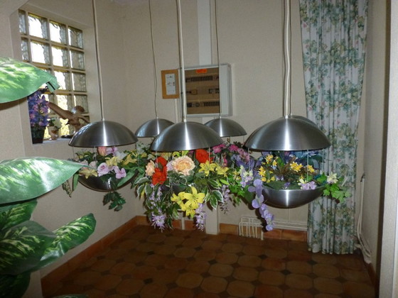 Image 1 of 6 FLOWERLAMPS RS50 PENDANT PENDANTS BY POUL CADOVIUS ROYAL SYSTEM 1960