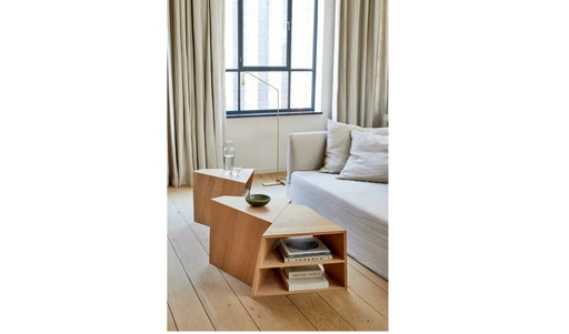 more VARAN side table - natural oak, oiled and waxed