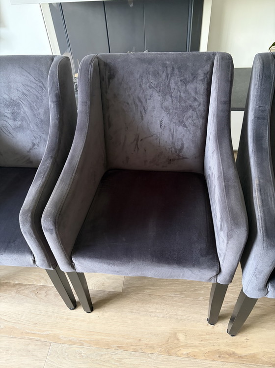 Image 1 of Woood dining chair 5 pieces