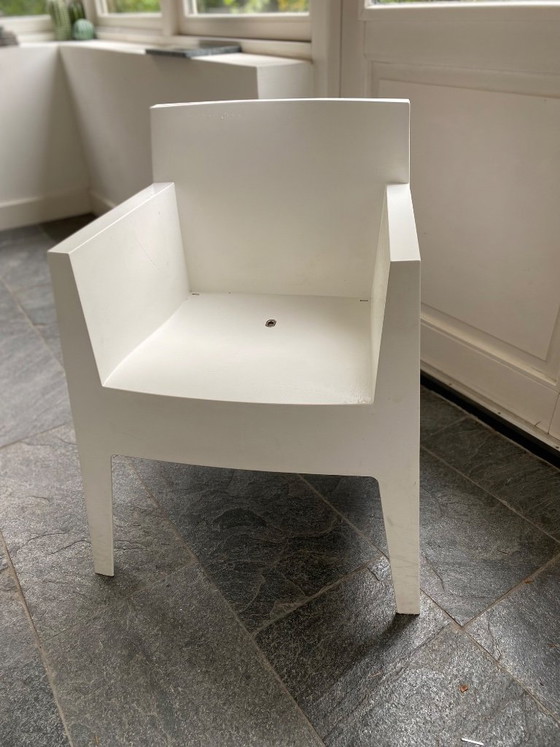 Image 1 of 8 sillas blancas de Philippe Starck Driade Toy