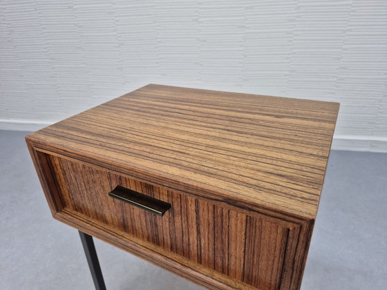 Vintage cabinet/Nightstands/side table Pastoe style. – Metal, Wood (photo 7 of 14)