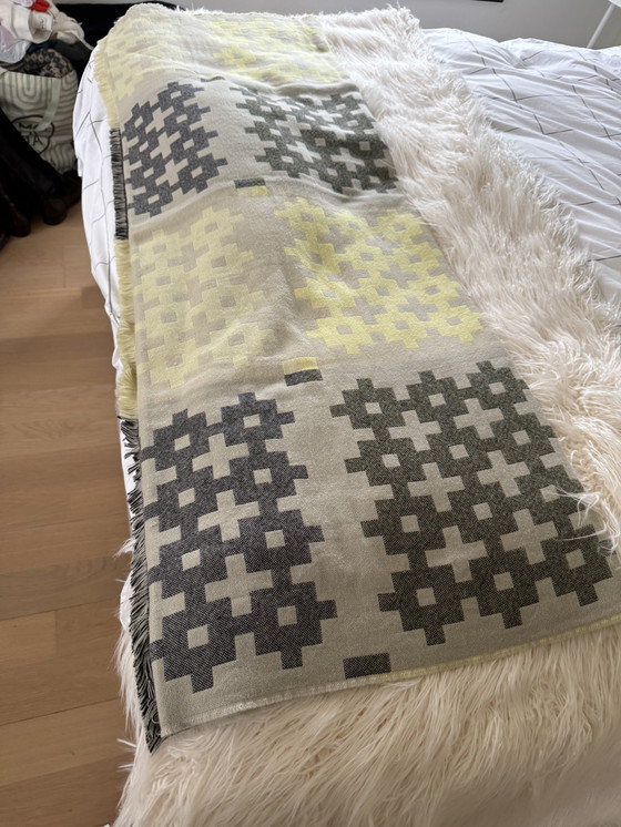 Image 1 of Hay 9, Plaid in Lemon/Gray