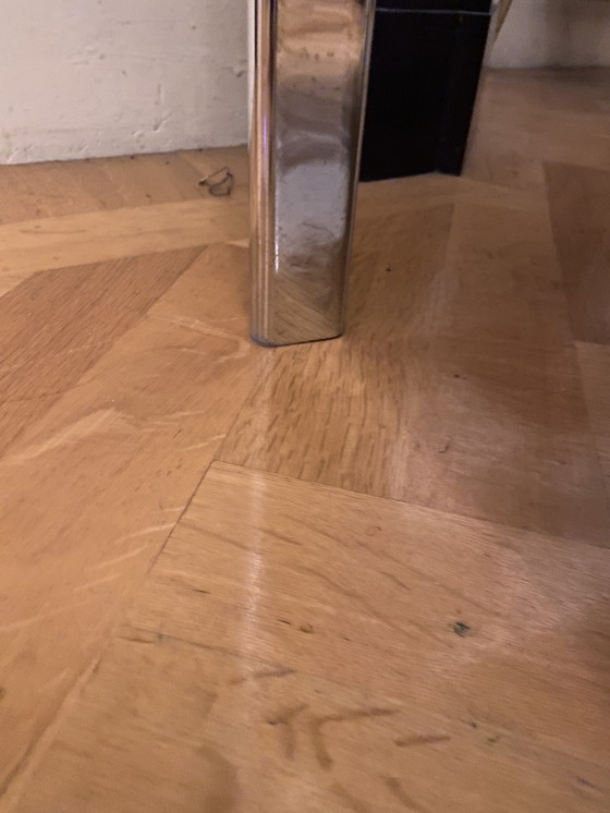 Image 1 of Mid-century chromen bank - twee zitplaatsen