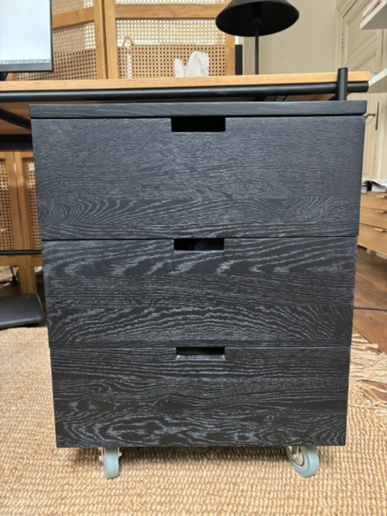 Ladekast Ethnicraft Billy Eik Zwart – Archiefkasten, Wood (photo 3 of 5)