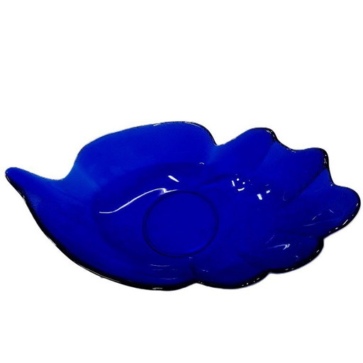 Vintage Bonbonschale aus Kobaltglas