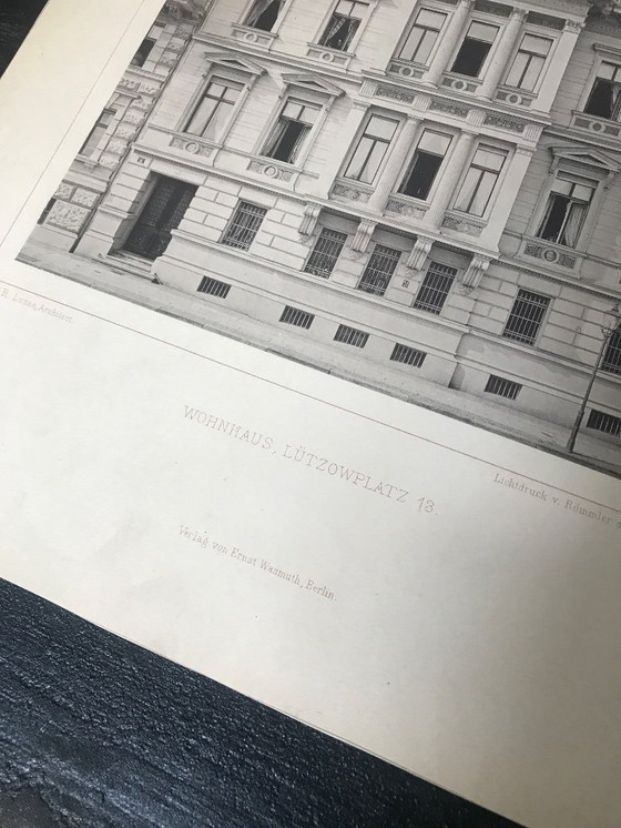 Image 1 of Illustrations of 19th century Berlin architecture