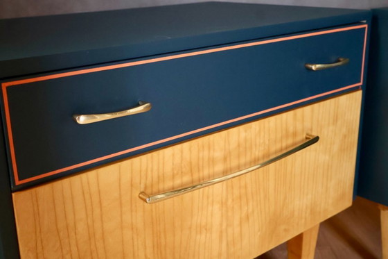 Image 1 of The Tuscan Line Pair – Mid-Century Nightstands