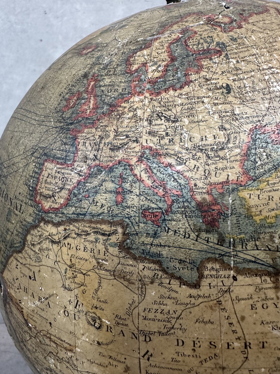 Image 1 of Antique globe - Lebegue ca 1900