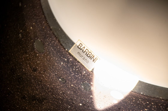 Image 1 of Lampada da tavolo in vetro di Murano Afredo Barbini Circa. 1980