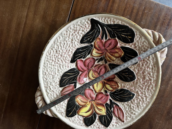 Image 1 of Große Schale / Vakuum Tasche Vallauris Keramikerin VTF 38 / 32 cm