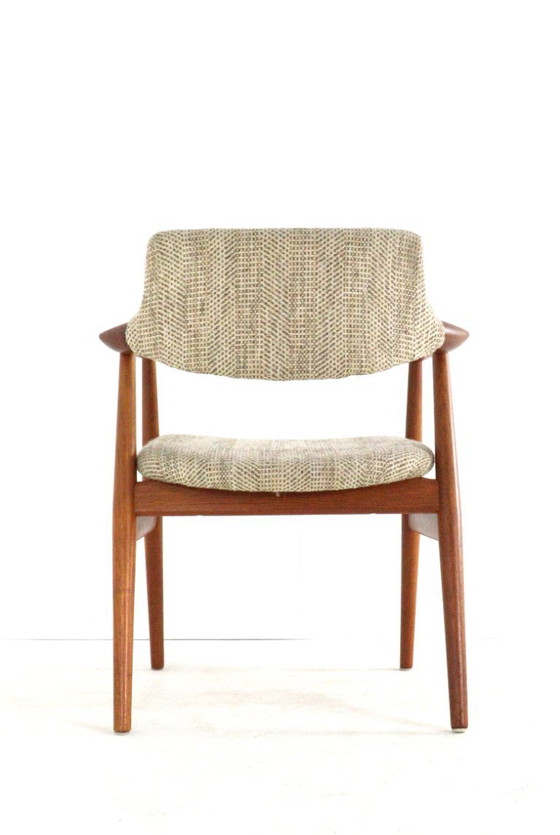 Image 1 of Svend Åge Eriksen pour Glostrup GM11 chaise chaise de salle à manger vintage