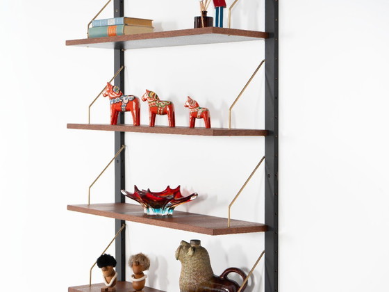 Modulaire eikenhouten wandkast, Deens design, jaren 60, gemaakt in Denemarken – Boekenkasten, Wood (photo 3 of 12)
