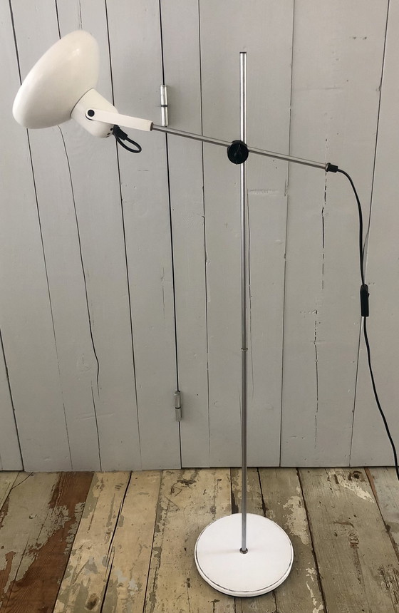 Image 1 of Anvia vintage floor lamp white J. Hoogervorst