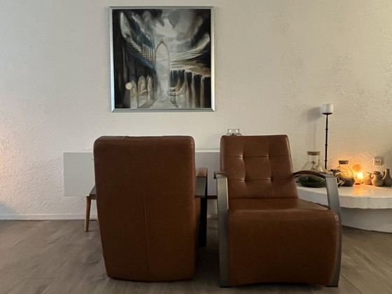 Image 1 of Bram cognac fauteuil