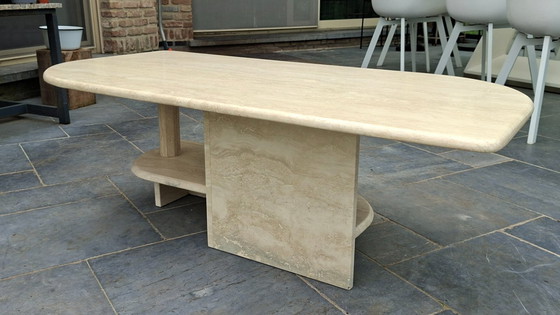 Image 1 of Vintage Travertine Coffee Table
