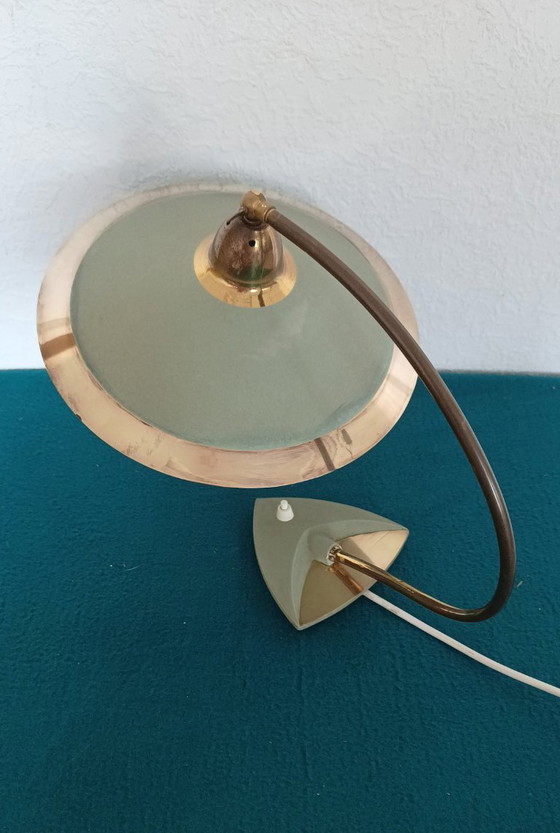 Italian 1950s desk lamp – Metal, Brass (photo 8 of 10)