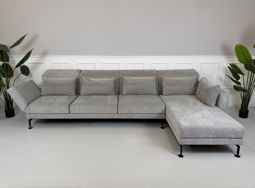 Brühl Moule Ecksofa Stoff Sofa Grau Ausstellungsstück