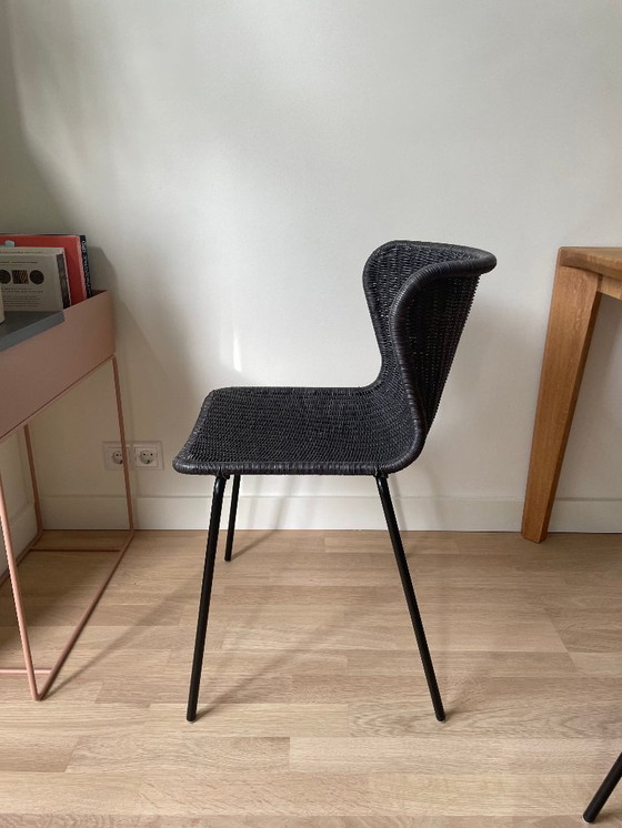 Image 1 of 4 x C603 Feelgood stoelen, binnen, rotan, goede staat