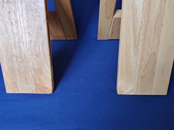 2 Vintage Stools – Wood (photo 6 of 14)