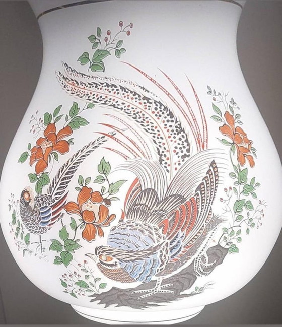 Image 1 of Lampe de table chinoise vintage de 70 cm en excellent état