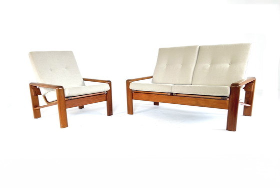 Image 1 of 2X 2-Seater & Armchair, Emc Møbler '70