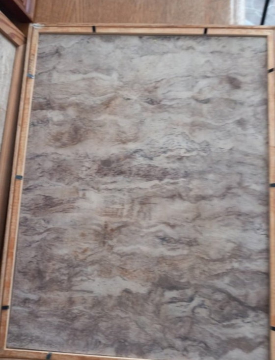 Image 1 of rare triptyque d'art amate du mexique – signé Marín Mexico