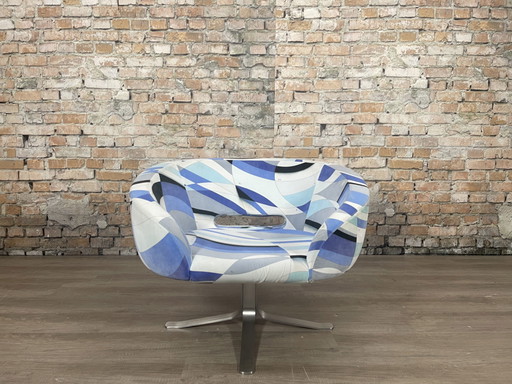 Cappellini Rive Droite – Blauw-wit stof | Patrick Norguet
