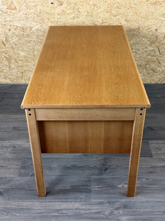 Scrivania in rovere con piano scorrevole, anni '60/'70, di Peter Løvig Nielsen per Løvig (photo 20 of 23)