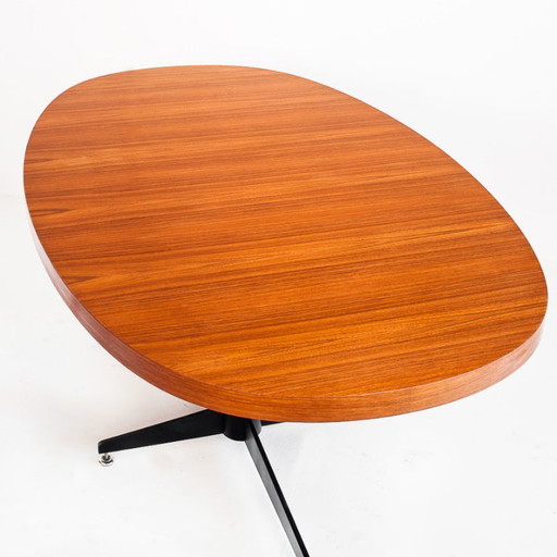 Tavolo da pranzo allungabile vintage. Roche Bobois. Anni '60. – eettafels, Wood, Iron (photo 2 of 12)