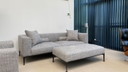 Walter Knoll Jaan Living 3-Sitzer + 1-Sitzer + Hocker in einwandfreiem Zustand