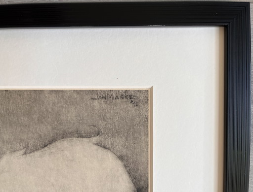 Jan Mankes 1889-1920 / Héliogravure Lapin blanc 1923