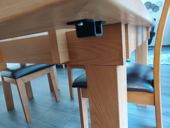 Image 1 of Dining table with 6 chairs.