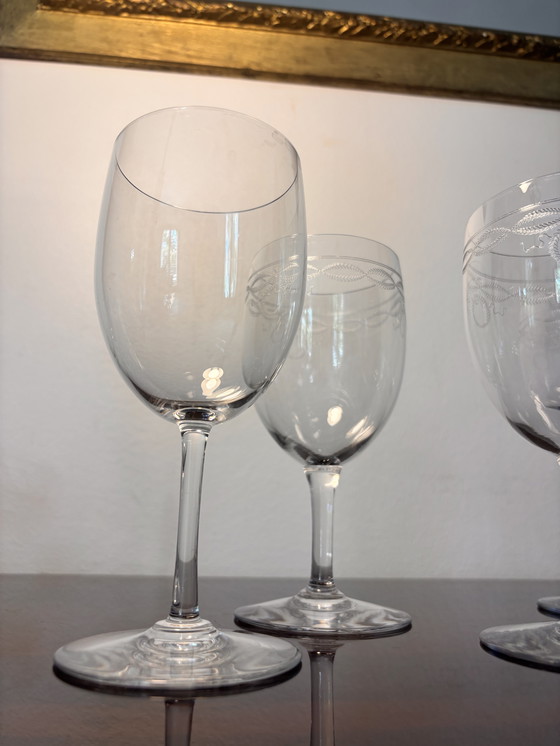 Image 1 of 4 Perfektion Glasses & 2 Byzantinisches Baccarat