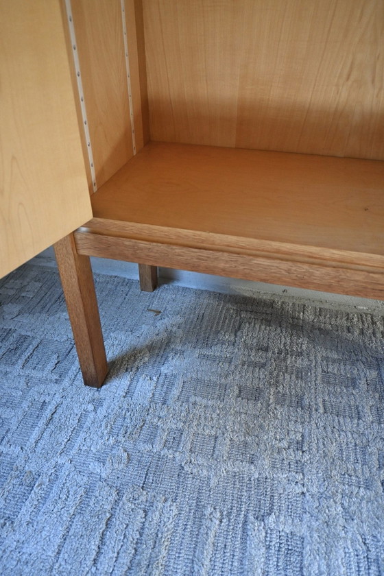 Credenza alta vintage (Leo Bub, Bub Wertmöbel) Mid-Century, Credenze alte, Legno, Marrone (foto 10 di 13)