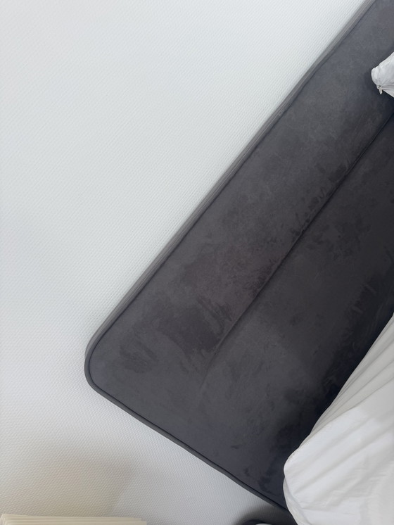 Image 1 of Letto Swiss Sense Gray + Poggiapiedi + 2 Comodini (2 anni)