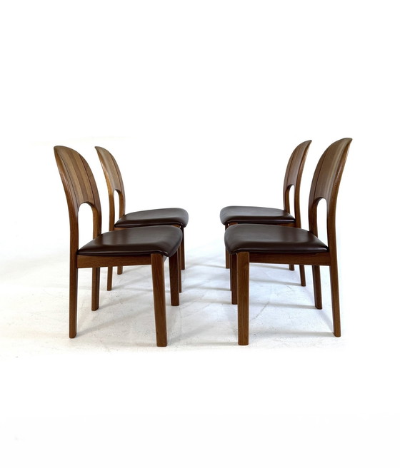Image 1 of 4x vintage Danish dining chair, Holstebro Møbelfabrik '70