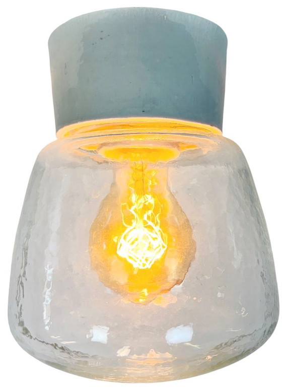 Image 1 of Lampada da soffitto vintage in porcellana bianca, anni '70