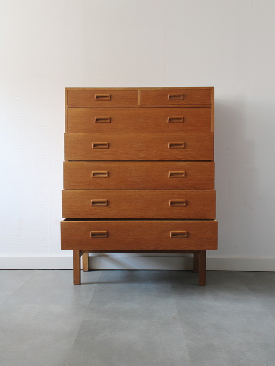 Image 1 of Vintage Deense ladekast door Holger Jensen voor FDB Møbler