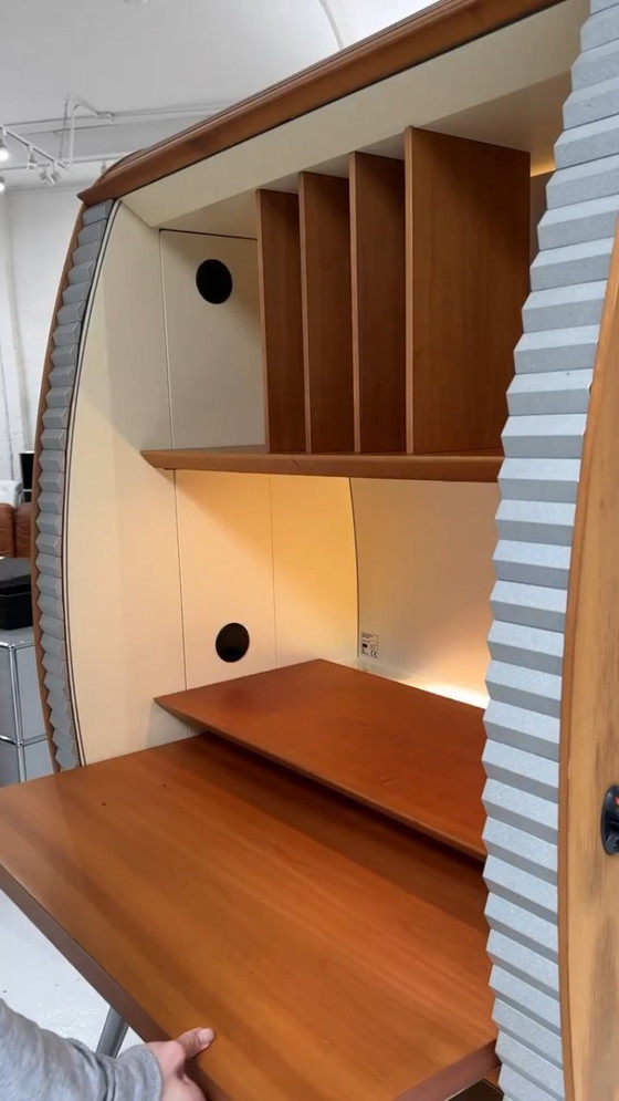 Image 1 of Tagliabue Tambour Design Kast / Bureau Door Cozza & Mascheroni