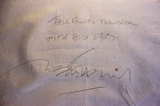 Image 1 of Toile The Big Fat Boy – “The Red Monster with Big Eyes”